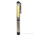 Led Magnetic Flashlight Aluminum Pen Pocket Torch Light